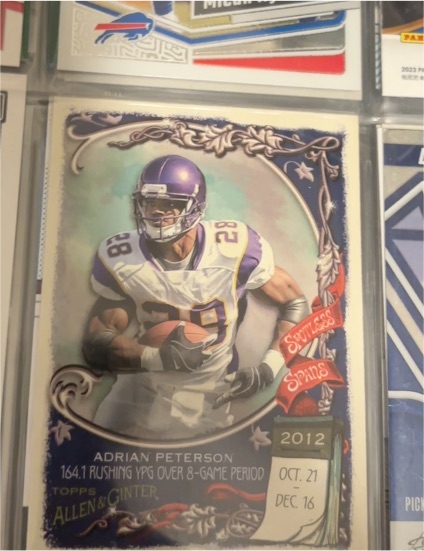 2023 Topps Composite #SS-19 Adrian Peterson Spotless Spans — front