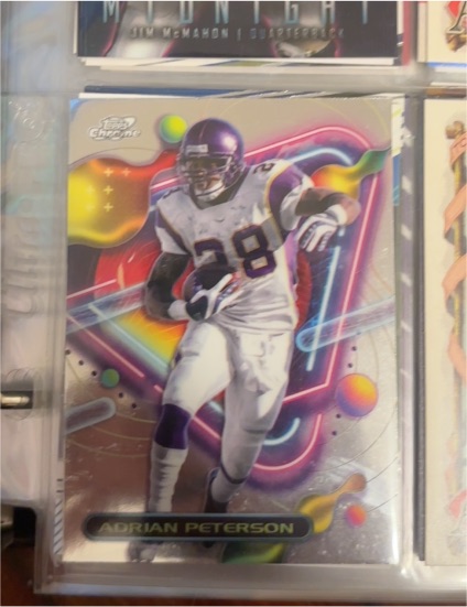 2023 Topps Composite Cosmic Chrome #279 Adrian Peterson — front