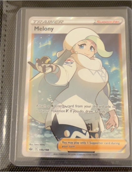 2021 Pokémon Chilling Reign #195 Melony — front