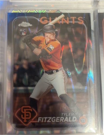 2024 Topps Chrome #131 Tyler Fitzgerald — front