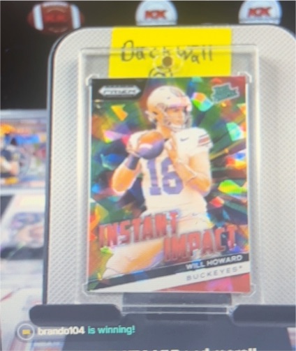 2024 Panini Prizm Draft Picks Instant Impact #II-WH Will Howard — front