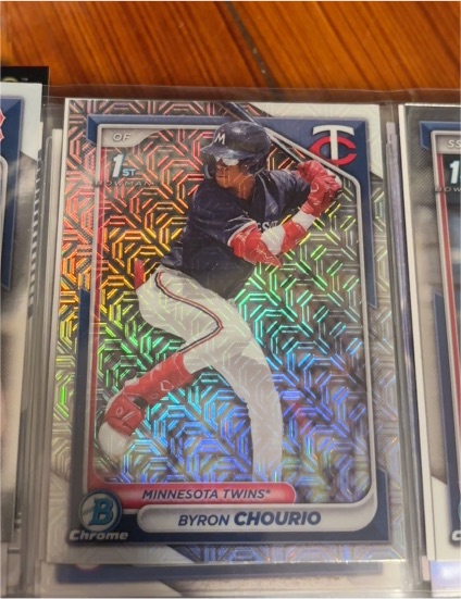 2024 Bowman Chrome #BCP-129 Byron Chourio — front