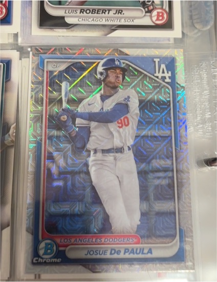 2024 Bowman Chrome #BCP-12 Josue De Paula — front