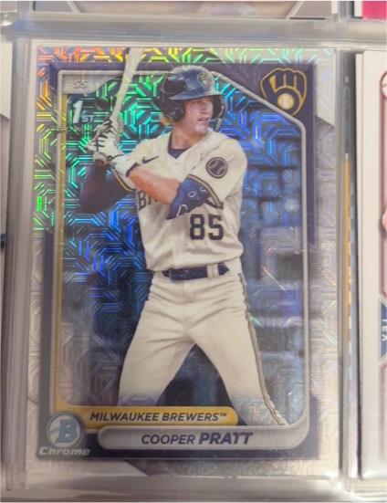 2024 Bowman Chrome #BCP-137 Cooper Pratt — front
