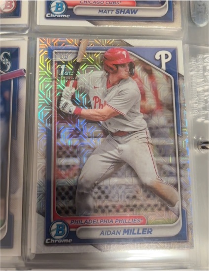 2024 Bowman Chrome Prospects #BCP-27 Aidan Miller — front