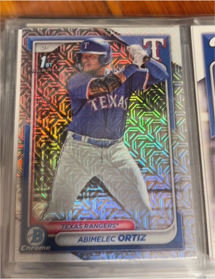 2024 Bowman Chrome #BCP-16 Abimelec Ortiz — front