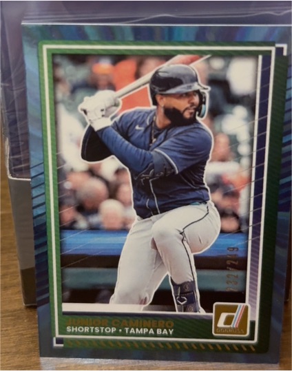 2025 Donruss #40 Junior Caminero — front