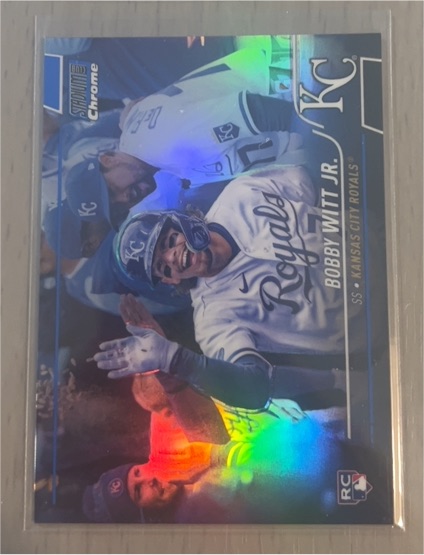 2022 Topps Stadium Club Chrome #2 Bobby Witt Jr. — front