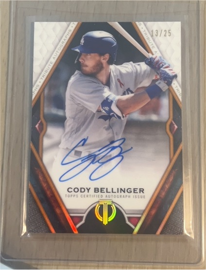 2021 Topps Tribute #TA-CB Cody Bellinger — front