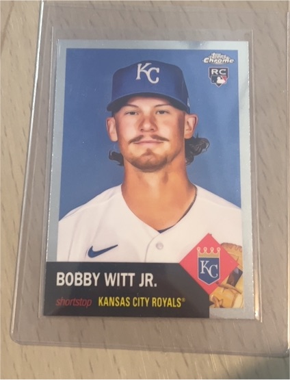 2022 Topps Chrome Platinum Anniversary #61 Bobby Witt Jr. — front
