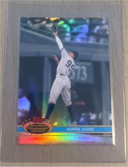 2021 Topps Stadium Club Chrome #255 Aaron Judge — front