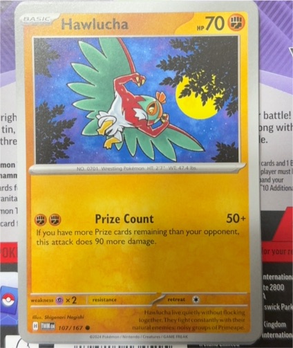 2024 Pokémon SV06: Twilight Masquerade #107 Hawlucha — front