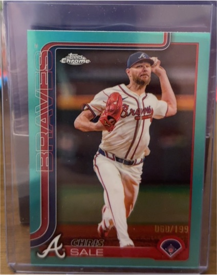 2025 Topps Chrome #182 Chris Sale — front