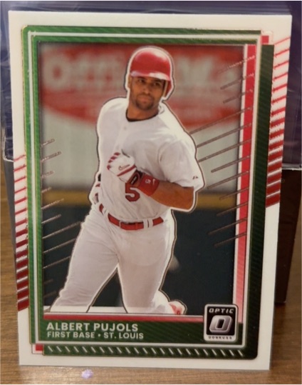 2025 Donruss Optic #6 Albert Pujols — front