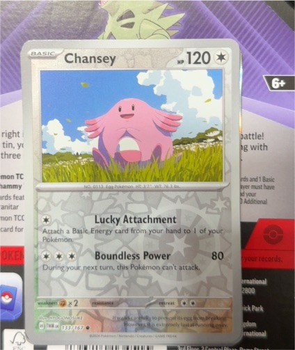 2024 Pokémon Scarlet & Violet Twilight Masquerade #133 Chansey — front