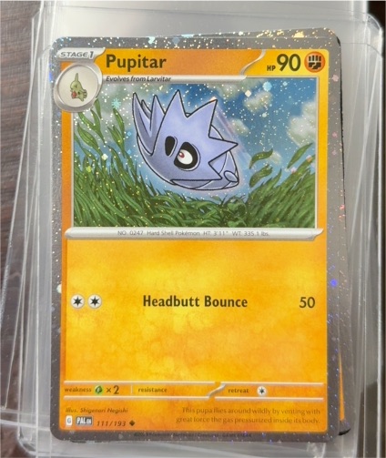 2023 Pokémon TCG Paldea Evolved #111 Pupitar — front