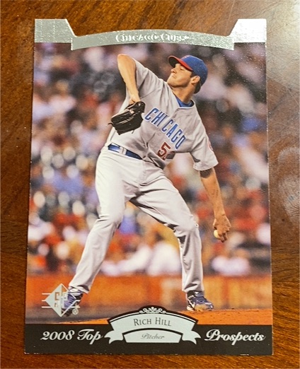 2008 Upper Deck #Prospects Rich Hill — front