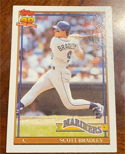 1991 Topps #38 Scott Bradley — front