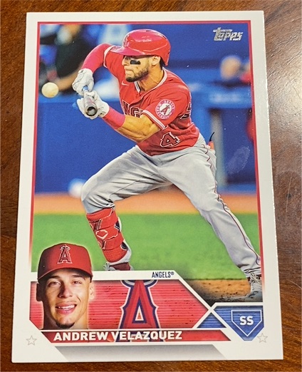 2023 Topps Series 2 #605 Andrew Velazquez — front