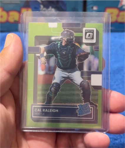 2022 Donruss Optic #39 Cal Raleigh Rated Rookie — front
