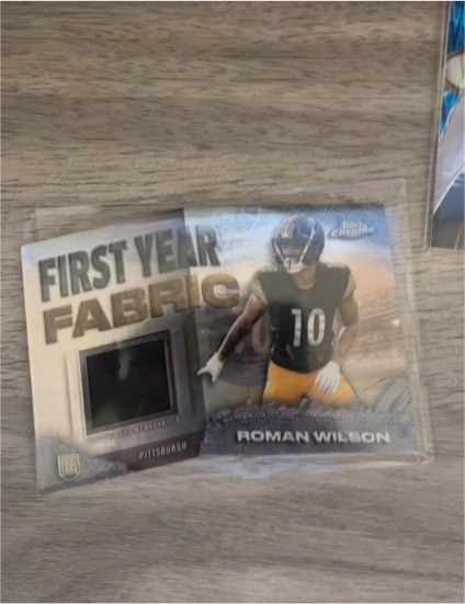 2024 Topps Chrome First Year Fabric #FYF-RW Roman Wilson — front