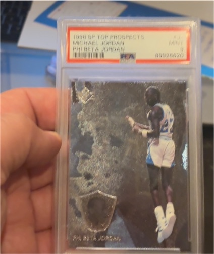 1998 Upper Deck SP Top Prospects #J16 Michael Jordan Phi Beta Jordan — front