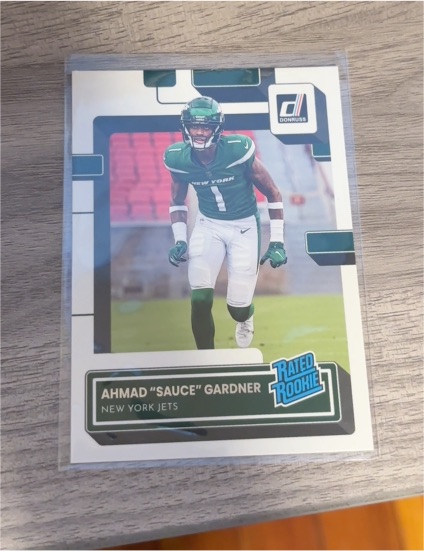 2022 Panini Donruss #328 Ahmad "Sauce" Gardner Rated Rookie — front