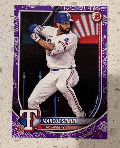 2025 Bowman #24 Marcus Semien — front