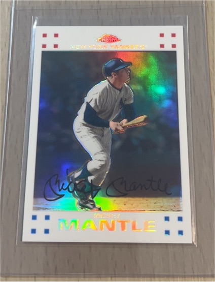 2007 Topps #7 Mickey Mantle — front