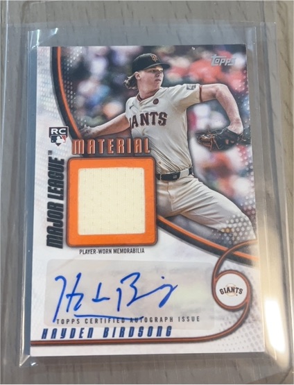 2025 Topps Series 1 Major League Material #MLM-HB Hayden Birdsong — front