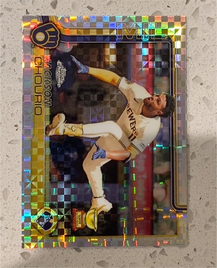2025 Topps Chrome #262 Jackson Chourio — front