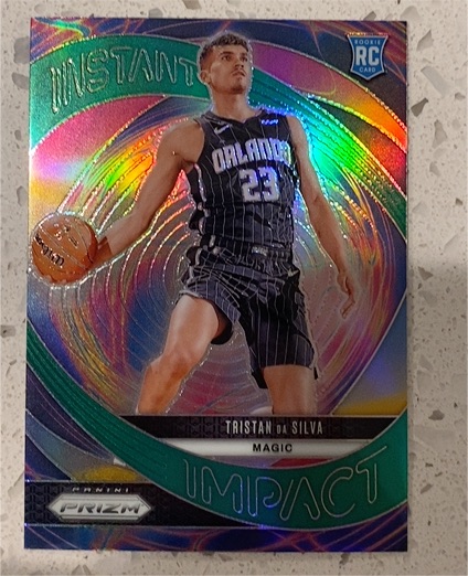 2024-25 Panini Prizm #20 Tristan Da Silva Instant Impact — front