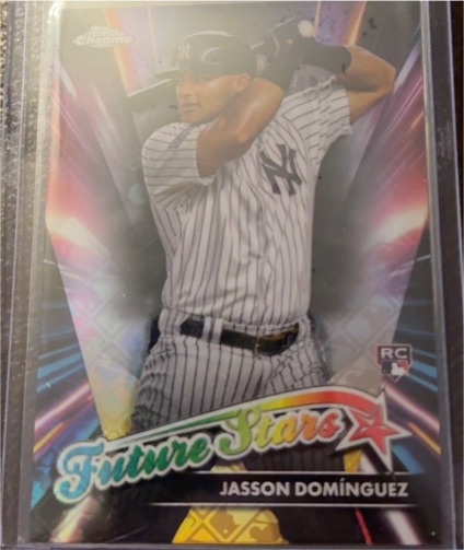 2024 Topps Chrome Update #FSU-12 Jasson Domínguez Future Stars — front