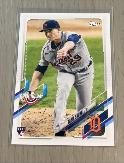 2021 Topps Opening Day #123 Tarik Skubal — front