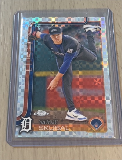 2025 Topps Chrome #258 Tarik Skubal — front
