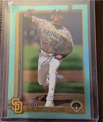 2025 Topps Series 2 #385 Joe Musgrove — front