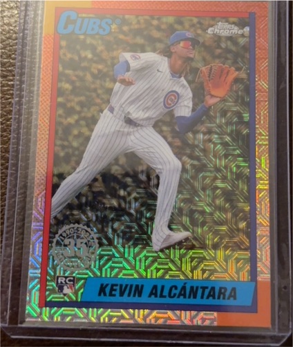 2025 Topps Series 2 Chrome Mojo #T90C-111 Kevin Alcantara — front