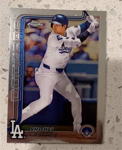 2025 Topps Chrome #1 Shohei Ohtani — front