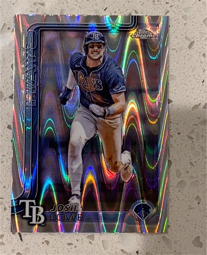 2025 Topps Chrome #111 Josh Lowe — front