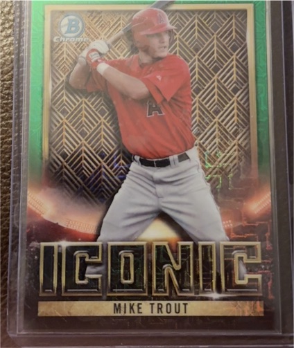 2023 Bowman Chrome #BI-1 Mike Trout — front