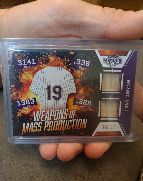 2022 Leaf Lumber Weapons of Mass Production Tony Gwynn — front