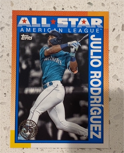 2025 Topps Series 2 1990 All-Star #90AS-48 Julio Rodriguez — front