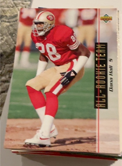 1993 Upper Deck #48 Dana Hall — front