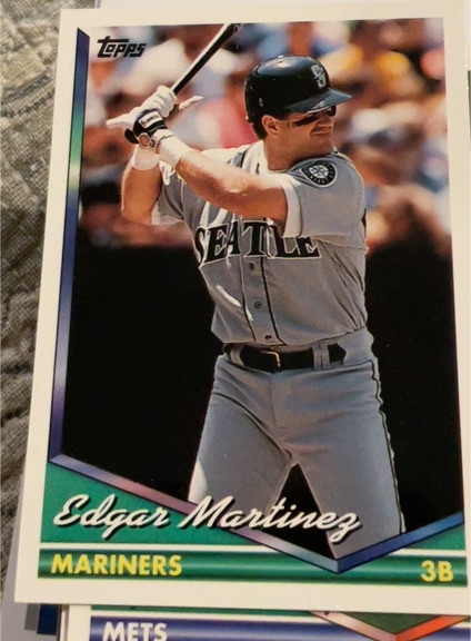 1994 Topps #195 Edgar Martinez — front