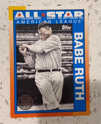 2025 Topps Series 2 #90AS-41 Babe Ruth 1990 Topps Baseball 35th Anniversary All-Stars — front