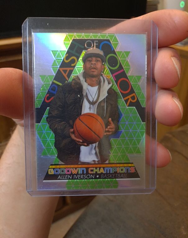 2022 Upper Deck Goodwin Champions Splash of Color Allen Iverson — front