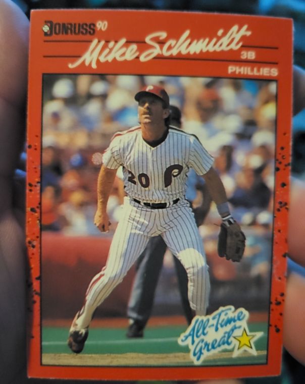 1990 Donruss #643 Mike Schmidt — front