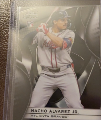 2025 Topps Chrome Black #65 Nacho Alvarez Jr. — front