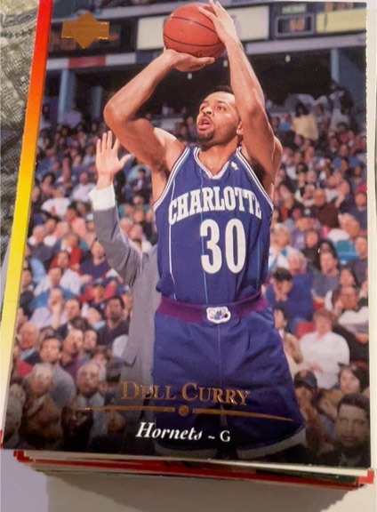 1995-96 Upper Deck #101 Dell Curry — front