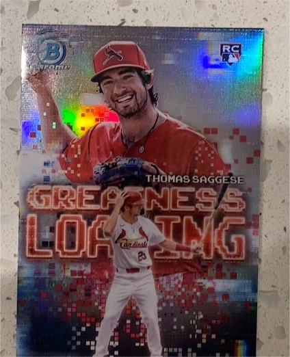 2025 Bowman Chrome #GL-22 Thomas Saggese — front